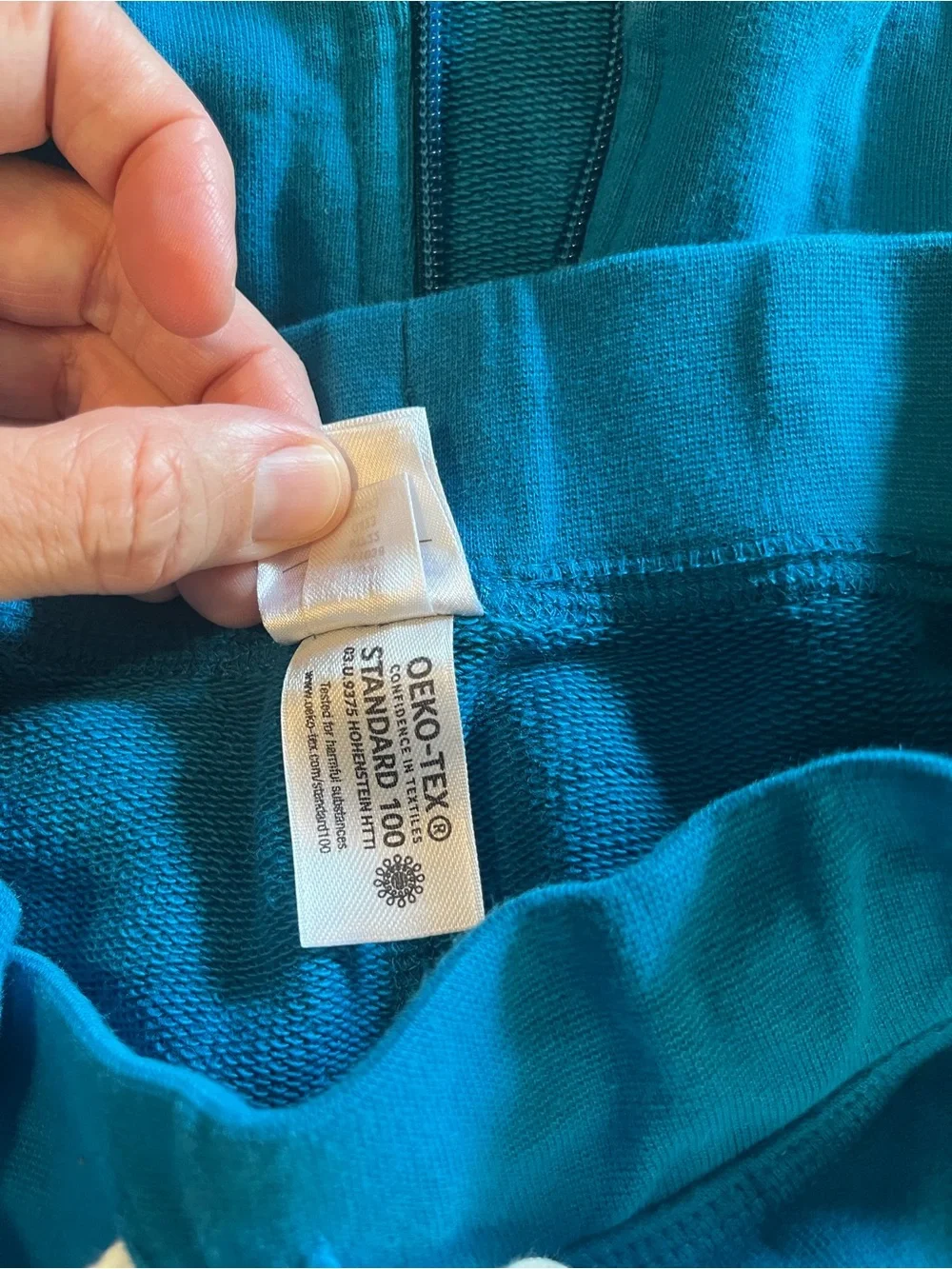 Hanna Andersson Blue Zip-up Hoodie & Joggers Set Kids Girls Boys Size 12